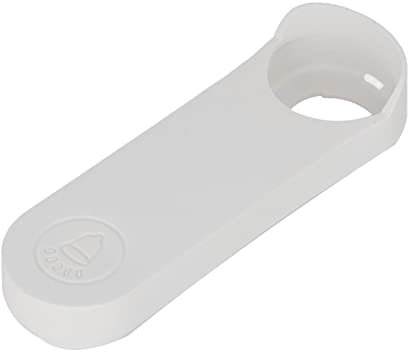 Fdit Doorbell Dust Cover for GoogleNest Silicone Protective Case Weather Easy Installation with Access to All Functions for Doorbell (White)