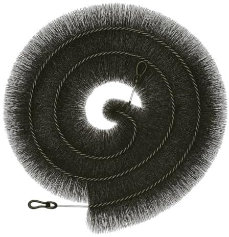 1 x 4 Meter Gutter Brush – Premium Quality 100mm Polypropylene Gutter Leaf Guard, Easy to Install Gutter Cleaning Gadget for Block Debris, Moss and Leaves