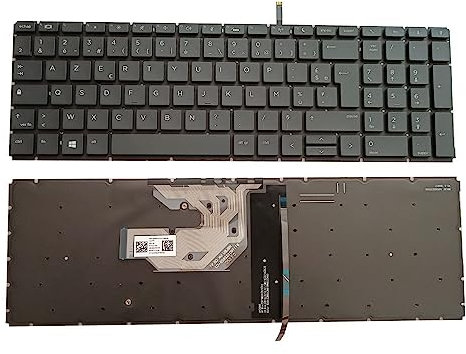 JYJYGDM Parti per Laptop Originale Francia for HP ProBook 450 G6 455 G6 455R G6 Retroilluminazione Grigio Sostituire Tastiera del Computer Portatile