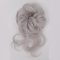Haarteil Haargummi Hochsteckfrisuren,Messy Bun Haarteil Hair Piece Lockige Wellige Große Haar Bun Scrunchies Erweiterungen kunsthaa Updo für Frauen Mädchen (Hellgrau)