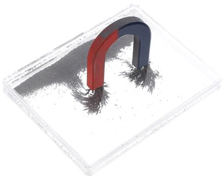 BUGUUYO Eisenpulver Magnetfeld Experimentier für Physikunterricht Lehrmittel zur Veranschaulichung Magnetischer Feldlinien Laboren für Schulprojekte und Wissenschaftliche Experimente