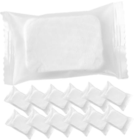 Veemoon Komprimierte Makeup Entferner Pads Verdickte Gesichtsreinigungspads mit Perlmuster und Fusselfrei Für Zuhause und Reisen