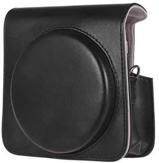 FNBDDX PU-Kameratasche mit Riemen, Kameratasche, passend for Fujifilm, for Instax Square SQ6 Sofortbildkamera(Black)