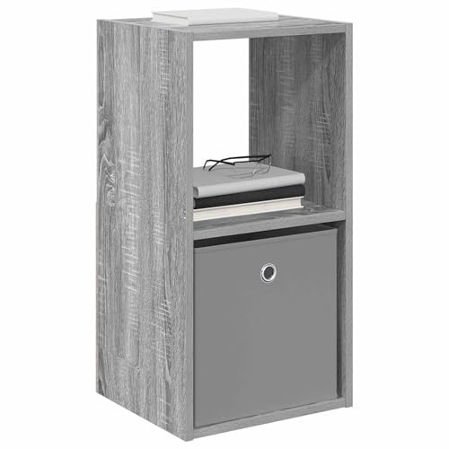 vidaXL Nachttisch 2 pcs Graues Sonoma 35 x 32 x 68,5 cm Holzwerkstoff, Holz-Nachttisch, moderner Beistelltisch, vielseitiger Möbel, platzsparend, stylisch für Schlafzimmer