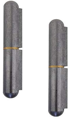 Gedotec Charnière Gond Porte Souder - Charnière en Acier à Soudure pour Porte Métallique, Fenêtre, Armoire, Portail, Meuble en Métal - Gond de Fixation Longueur 200 mm - Capacité Charge 350 kg