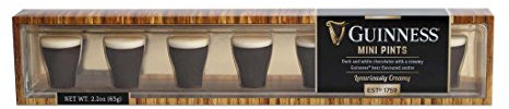 Mini Guinness Pint Pralinen mit dunkler und weißer Schokolade 65g