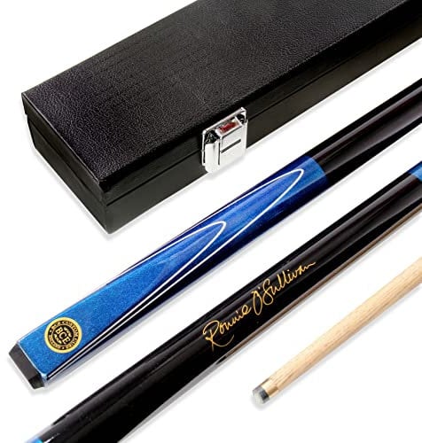 BCE Ronnie O`Sullivan MERLIN 2pc Ash Pool Snooker Cue & HARD CASE - 9.5mm Tip