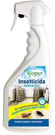 COPYR | Kenyatox I.A.: Insecticidas listos para usar contra insectos voladores, moscas, mosquitos, lepidópteros, insectos rastreros - flac. con trig 1 litro