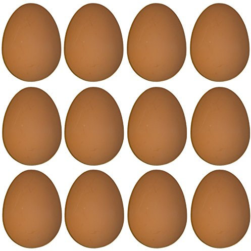 Spassprofi 12 x springendes Ei Scherzartikel GummiEier für Eierlaufen Partyspiele Springende Eier Gag