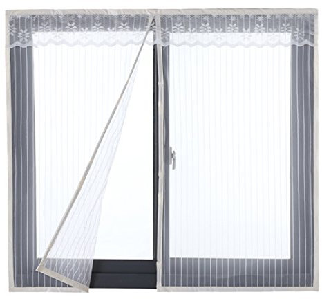 Icegrey Zanzariera Magnetica Per Porte Finestre Tenda Zanzariera Con Magneti Rete Anti Zanzare Zanzariera 90x150cm Bianca