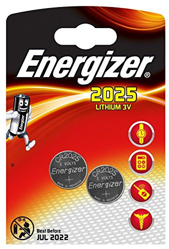 LOT DE 6 PILES ENERGIZER CR2025 - 3 BLISTER A 2 PILES - LITHIUM 3V