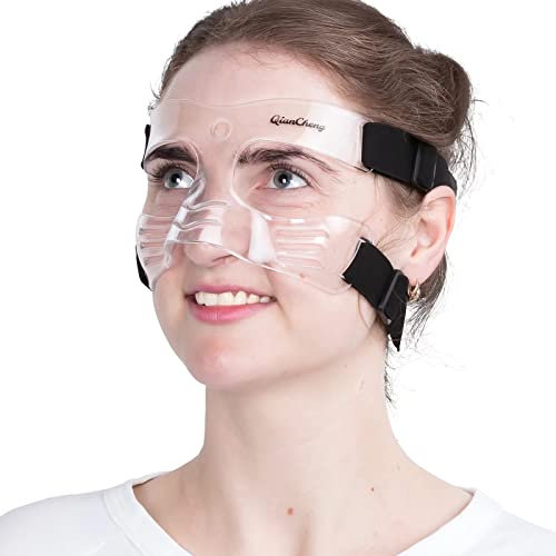QianCheng, Nasenschutzmaske, Gesichtsschutzmaske, L5 mittlere Größe, mit Polsterung für Damen und Jugendliche, QC-L5-M