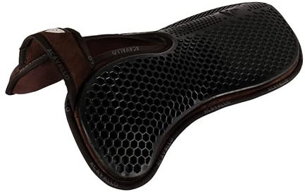 Acavallo Widerristfrei Hexa Front Riser Memory Sattelpad vorne erhöht, Größe:OneSize, Farbe:braun
