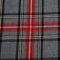 MAGAM-Stoffe Glen Schottenkaro Stoff Oeko-Tex Meterware 50cm (02. Grau)
