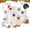 Adventskalender zum Befüllen, Weihnachtskalender Box, Klein Geschenkschachtel Weihnachten Geschenkbox Kraftpapier 24STK, DIY Bastel mit Zahlenaufklebern Etikettenkarte Juteschnur 10M(Gold)