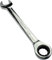 AERZETIX - Llave Plana combinada manual extremo abierto/Clásico 30mm - a Llave de trinquete 30mm Anillo/Ojo 12 lados - Métrico - CR-V - para Apriete/Ensamble - Mango Recto Pulido - DIN 3113 - C45512