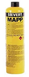Sievert Mapp Gas Kartusche Flasche 222183 788ml. für PowerJet Zyklonbrenner 870601