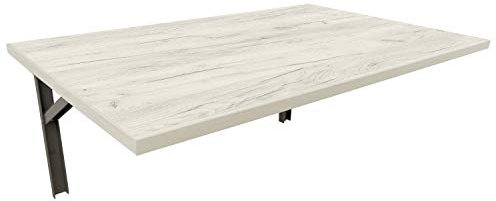 mikon 90x40 Wandtisch Wandklapptisch Küchentisch Schreibtisch Esstisch Klapptisch Esstisch Wandtisch Küchentisch Schreibtisch Kinderschreibtisch Bartisch Computertisch | Weiss Craft