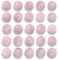 NITOPUPU 100Pcs 6mm Natural Smooth Rose Quartz Gemstone Beads Round Loose Stone Beads for Jewerly Making with Crystal Stretch Cord
