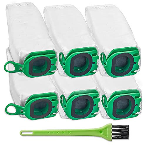 DrRobor 6 Piezas Bolsas de Repuesto por Vorwerk Bolsa de Limpieza por Kobold VB100 Aspiradora