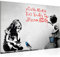Runa Art Bild Dream Big Modern Wandbilder Loft Wohnzimmer 1 Teilig - Made In Germany - Street Art Grau Rot Flur 040615a