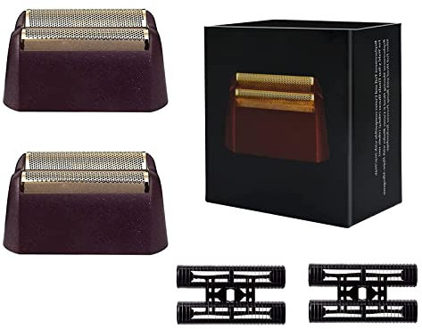 Feuille de rechange pour rasoir professionnel 5 Star Series Finale,compatible avec les têtes de rechange Wahl Shaver Foil 7031-100,7043-100,rouge 2 paquet