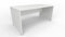 FBasic Scrivania Operativa in legno - Colore Bianco - 180x80x74