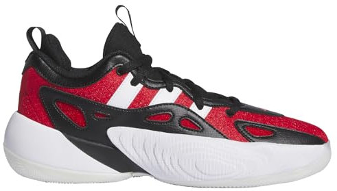 Adidas Unisex Trae Young Unlimited 2 Low Trainers, Vivid red/Cloud White/core Black, 46 EU