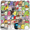 50Pcs Niedliche Kawaii Aufkleber, Cartoon Fat Animals Aufkleber Packs für Autos, Snowboards, Wasserflaschen, Laptops