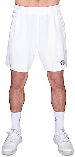 BIDI BADU Herren Crew 7Inch Shorts - White, Größe:XS