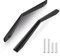 Niviy Pack of 10 Black Kitchen Cupboard Handles, 160mm Hole Centers Furniture Cabinet Door Handles, Black Cabinet Knobs Wardrobe Drawer Pulls (Screws Included)