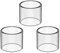 WratryParts - 3 tubi di ricambio dritti in vetro per serbatoio Eleaf Melo 3 Mini 2 ML RTA (3 pezzi normali)