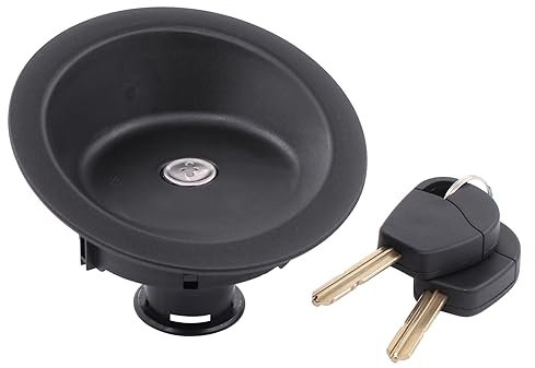 Doo Engy Tankdeckel Kraftstofftankdeckel Tankverschluss Einfüllstutzen Kraftstofftank Kappe Verschluss Deckel mit Schlüssel abschließbar für Berlingo Partner 1996-2008