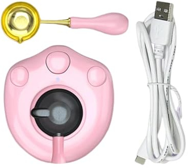 MagiDeal Chauffe-Cire électrique pour Sceau de Cire, Four à Cire à cacheter en Forme de Patte de Chaton Mignon, Rose
