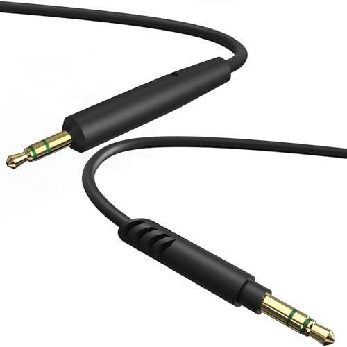 Linkidea Cable auxiliar de repuesto de 3,5 mm a 2,5 mm para JBL Tour One, Tour One M2, Live 660NC, Live 650BTNC, Tune 770NC, Tune 750BTNC, Tune 710BT, Tune 700BT, Tune 660NC