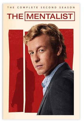 Poster aus der TV-Serie The Mentalist (2), Leinwand-Poster, Wandkunst, Dekor, Bild, Gemälde für Wohnzimmer, Schlafzimmer, Dekoration, ungerahmt, 30 x 45 cm