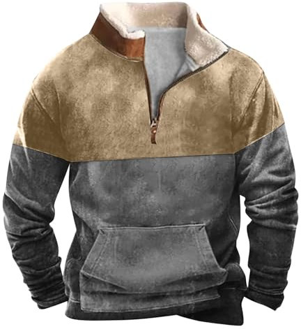 Winterjacke Herren Mit Heizung Kapuzenpullover Herren Modern Sweat Herren Shirt Pullover Christmas Wednesday Kostum Crop Hoodie Weiß Herren Hemden XXXL Gerippter Pullover Herren(Gray,XXL)