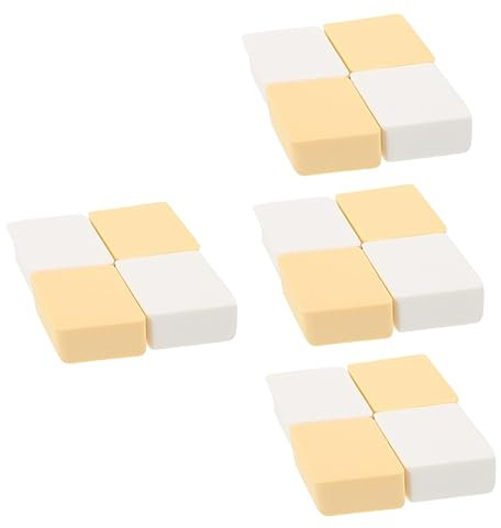 Ipetboom 16 Stk Herzschlag Rosa Puderquaste Bilden Schwamm Mixer Schönheit Dreieckige Schwämme Körperpuderquaste Make-up- -tools Kosmetik Kein Latex Hydrophiles Polyurethan