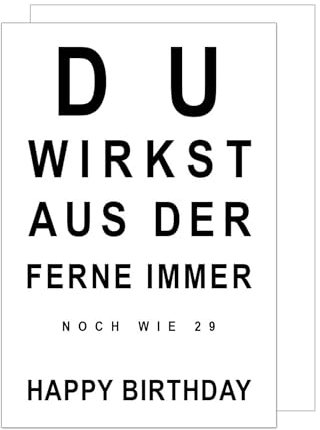 Edition Seidel Premium XXL Maxi Glückwunschkarte zum Geburtstag mit Umschlag Format DIN A4. Geburtstagskarte Grusskarte Karte mit Spruch Billet Happy Birthday Mann Frau (A4-G3391)