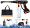 21V Akku Hochdruckreiniger mit 3,0Ah Akku Hochdruckpistole 30Bar Wasserdruck Hochdruckreiniger, 6-in-1 Sprühdüse, 5M Schlauch Tragbare Hochdruckreiniger für Autowäsche, Gartenschlauch, Bodenreinigung