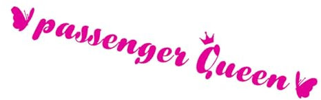 Autoaufkleber für Frauen, lustige Fahrzeugaufkleber, wasserdichte Autoaufkleber, Passenger Queen | Bunte Autoaufkleber, niedliches Autozubehör