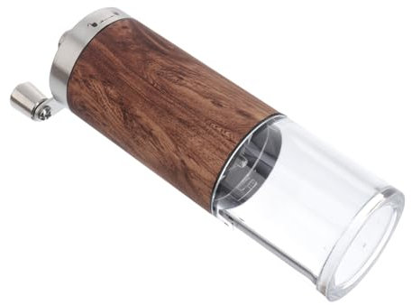 Alipis Machine à Café Manuelle Compacte Moulin à Café Portatif En Matériau Résistant à La Corrosion Adapté Maison Bureau Voyage Démontable Nettoyage Facile