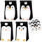 JeVenis 12 PCS Pinguin Party Gunst Taschen Leckerli Tüten Goodie Bags Pinguin Onederland Geburtstag Party Dekoration für Penguin Babyshower Dekorationen Pinguin Party Zubehö