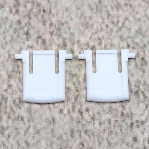 ULEIVA Ersatz Tastaturfüße 1 Paar (2 Stck) kompatibel mit Cherry DW5100 Tastatur Ersatzteil Tastaturständer Keybord Füsse (Weiss)