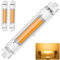R7S LED 118mm Dimmbar Lampen, 30W R7S LED 118mm Glühbirne Ersatz für 300W Halogenlampen, R7S LED Stab Warmweiß 3000K 3000LM Kein Flackern, 360°Abstrahlwinkel, LED Leuchtmittel, 2PCS