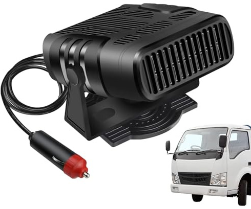 Auto-Heizungsventilator | Schnell heizender Auto-Defogger, Zigarettenanzünder-Heizung, Auto-Heizung mit 360-Grad-Drehgelenk für Heizung und Zigarettenanzünder-Kabel für alle Autos