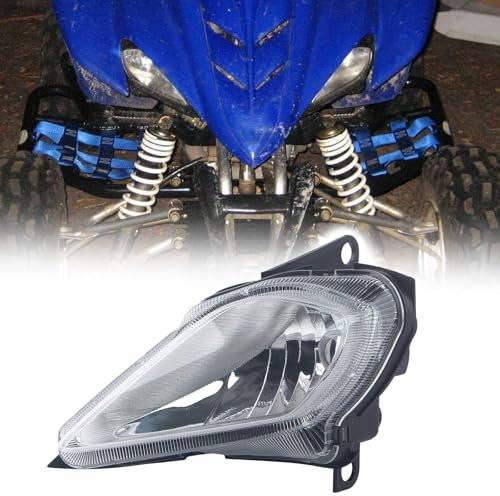 FINMOKAL Scheinwerferbaugruppen links, kompatibel mit Yamaha Raptor 250 350 700 / Wolverine 350 450 /YFZ450 YFZ450R YFZ450X