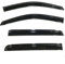Seitenfensterabweiser Für Nissan für Navara für Frontier 2015-2019 NP300 D23 Autofenster-Windabweiser-Visier Schwarze Sonnenblende