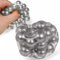 MIJOMA Sensorischer Kaka Quetsch- & Wandball – Antistressball mit Perlenfüllung, flexibel & entspannend, ideal für Stressabbau, sanft gleitend an Wänden (Grau)