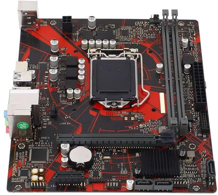EX H410M V3 Scheda Madre per Computer, 2 DDR4 DIMM 64GB ATX PCI E 3.0 Scheda Madre per LGA 1200, per Core 10th Gen, 1x PCIE X16, HDMI, USB2.0